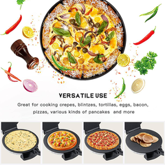 Máy làm bánh tráng 2 mặt trơn SOKANY KJ-507 2000W nướng bánh pancake, crepe