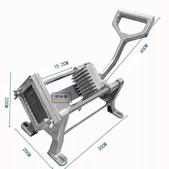 Dụng cụ cắt khoai tây chiên hình sợi vuông 3 cỡ dao 6-9-13 mm