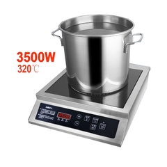 Bếp điện từ công nghiệp 3500W đầy đủ chức năng hẹn giờ, phiên bản tiếng việt