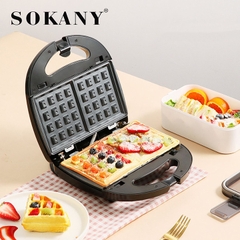Máy nướng bánh waffle, làm bánh kẹp tàn ong SOKANY 750W