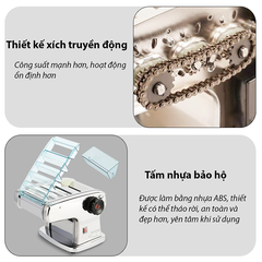 Máy cán mì 135W cán mỏng cắt mì chạy điện tăng cao năng suất