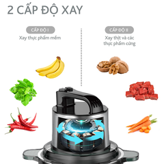 Máy xay thịt đa năng SOKANY 800W cối 4L inox 4 lưỡi dao thép không gỉ