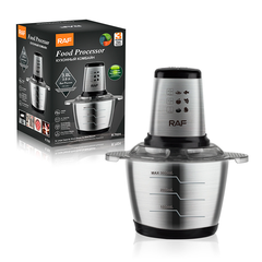 Máy xay thịt, xay rau củ quả RAF 1000W cối 3 lít công suất cao, xay thịt nhanh chóng