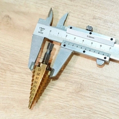Bộ 3 mũi khoan tháp tầng bước titanium 4 - 20mm khoan sắt , tôn