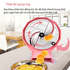 Cắt lát trái cây, rau củ quả đa năng có chỉnh độ dày mỏng 0,8-12mm