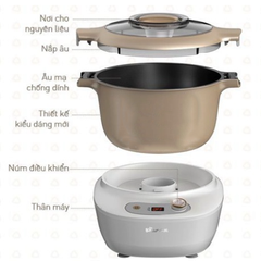 Máy trộn ủ bột BEAR HMJ-A50E2 (5L) máy nhào bột làm bánh tự động