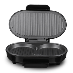 Máy nướng thịt làm bánh mì hamburger HAEGER HG-245 750W kèm khuôn ép