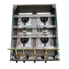 Bếp nấu mỳ cay, bếp gas mỳ cay 4 lò vuông 4 họng nấu cơm niêu, bánh xèo