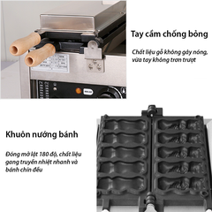 Máy hình mèo ôm cá 2000W sản phẩm hot trend độc đáo, bánh thơm ngon