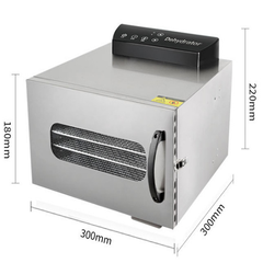 Lò sấy khô thực phẩm DEHYDRATOR 400W 6 tầng đa năng sấy khô dẻo các loại thực phẩm