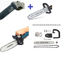 Bộ chuyển đổi máy mài góc thành máy cưa xích cầm tay đa năng