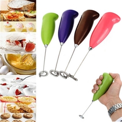 Máy tạo bọt cafe sữa, đánh trứng mini cầm tay dùng pin