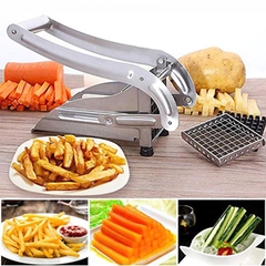 Dụng cụ cắt khoai tây chiên máy cắt củ quả hình vuông con trì 2 cỡ dao