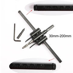 Mãi khoan khoét lỗ 30 - 200 mm chuyên khoét lỗ tròn gỗ, thạch cao