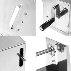Máy cắt lốc xoáy khoai tây chất liệu inox không gỉ, dễ vệ sinh