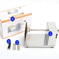 Máy cắt lốc xoáy khoai tây chất liệu inox không gỉ, dễ vệ sinh