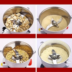 Máy xay bột khô, nghiền ngũ cốc, dược liệu siêu mịn