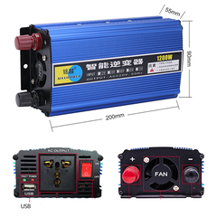 Bộ đổi nguồn điện 1200W Inverter kích điện từ 12V lên 220V