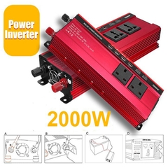 Bộ kích điện 2000W Inverter đổi nguồn điện 12V lên 220V