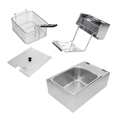 Nồi chiên dầu, bếp chiên nhúng điện SUNNY 2500W nhiệt độ cao, sôi cực nhanh