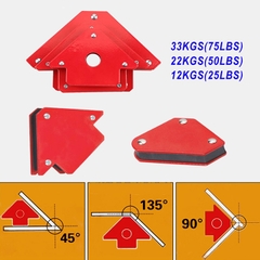 Ke góc nam châm cho thợ hàn lực hút 22kg góc 45°,90°