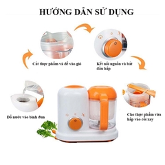Máy xay và hấp thực phẩm làm đồ ăn dặm cho bé đa năng, tiện lợi