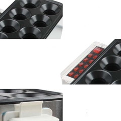 Máy làm trứng xúc xích 1400W 10 ống công nghiệp năng suất cao, làm nóng nhanh