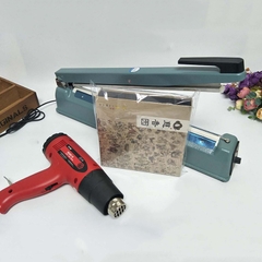 Máy hàn miệng túi vỏ thép PFS-300 không kén túi, tặng 1 bộ dây hàn nhiệt