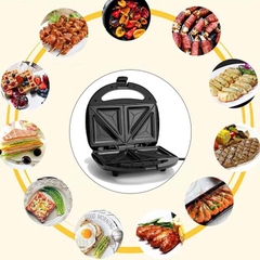 Máy ép nướng bánh mì sandwich SOKANY 750W gia nhiệt kép làm nóng nhanh