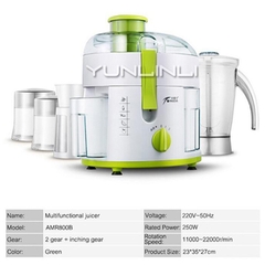 Máy ép trái cây đa năng Anmir 3in1 xay sinh tố, ép hoa quả, xay đồ khô