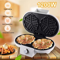 Máy làm bánh waffle đôi SOKANY 1200W điều chỉnh 50 - 250 độ, làm nóng nhanh