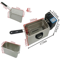 Bếp chiên nhúng 4 lít 2000W làm nóng nhanh, an toàn, dẽ sử dụng