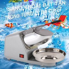 Máy bào đá 2 dao 2 nắp công suất 300W xay đá tuyết siêu mịn