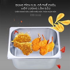 Nồi chiên dầu, bếp chiên nhúng điện SUNNY 2500W nhiệt độ cao, sôi cực nhanh