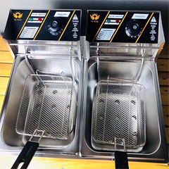 Bếp chiên nhúng điện 12L/2 ngăn điều chỉnh độc lập công suất 2500W/1 hộc