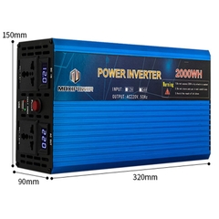Bộ kích điện inverter 3000W Maxipower đổi nguồn 24V lên 220V