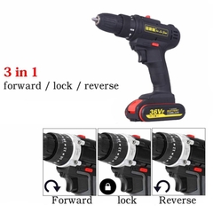 Máy khoan pin, máy bắt vít cầm tay 36V lõi đồng kèm full hộp phụ kiện