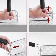Bếp chiên nhúng 4 lít 2000W làm nóng nhanh, an toàn, dẽ sử dụng