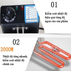 Bếp chiên nhúng 4 lít 2000W làm nóng nhanh, an toàn, dẽ sử dụng