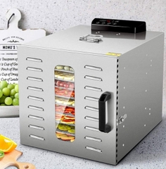Máy sấy trái cây, máy sấy thực phẩm DEHYDRATOR 1000W 10 tầng sấy khô tiết kiệm điện năng