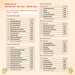 Vịt Bông Vàng Kể Chuyện - Phiên Bản Tinh Gọn - 2 Nút Bấm - Size 25cm