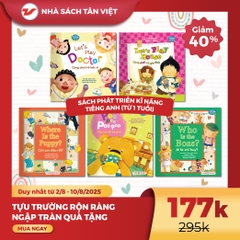 CB410 - 40% Combo - Sách phát triển kĩ năng tiếng Anh từ 1 tuổi