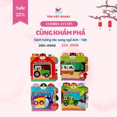 Combo 4 Cuốn Sách Song Ngữ Anh - Việt : Cùng Khám Phá ( Tái Bản )