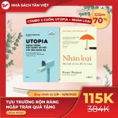 CB17 - Combo 2 cuốn sách lịch sử: Utopia + Nhân loại