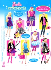 Ngôi Sao Ca Nhạc -Barbie Thủ Công Dựng Hình Thời Trang