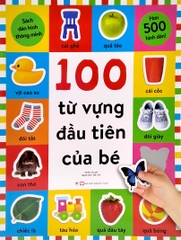 Sách Dán Hình Thông Minh - 100 Từ Vựng Đầu Tiên Của Bé