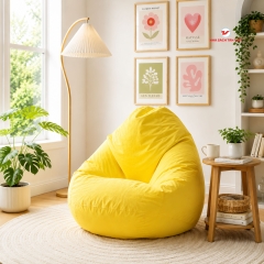 Ghế Lười Hạt Xốp Dáng Giọt Nước – Êm Ái, Thoải Mái Cho Mọi Không Gian