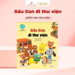 Gấu Con Tinh Nghịch: Gấu Con Đi Thư Viện (Bìa mềm) - Tân Việt Books