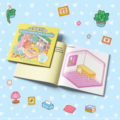 Combo 4 cuốn: Vui tươi & Ngộ nghĩnh: Căn phòng Sticker - Sách dán hình dễ thương cho bé