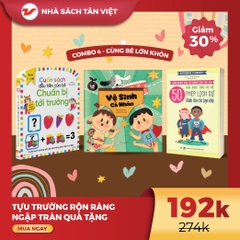 CB04 - Combo sách: Cùng bé lớn khôn